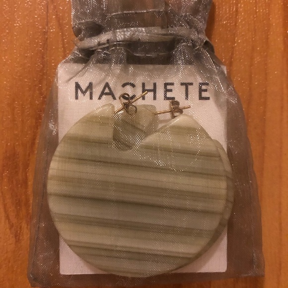 Machete acetate earrings - Picture 3 of 3